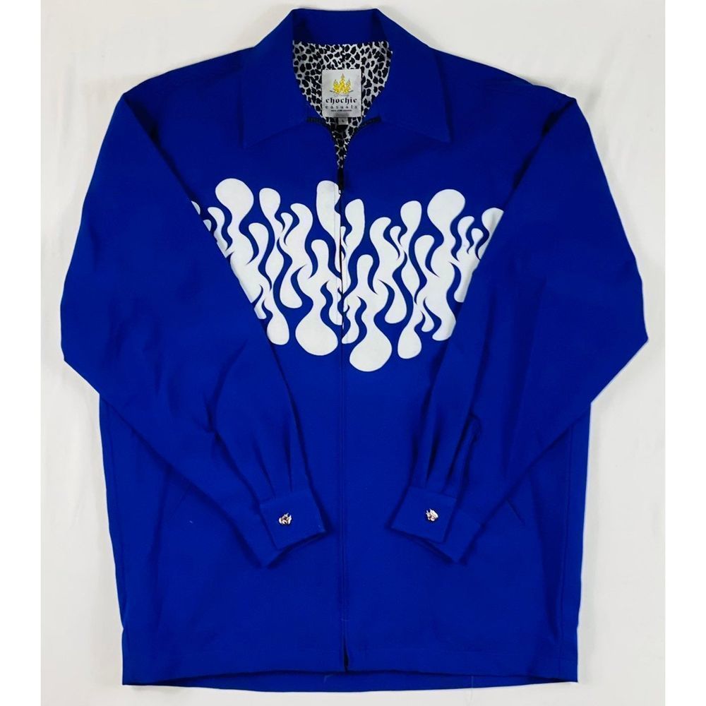 Chochie Casuals Rock Star Divison Zip Up Jacket Men's Large